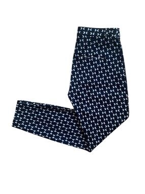 H&M Slim Ankle Pants | Size 6 | Blue, White & Black